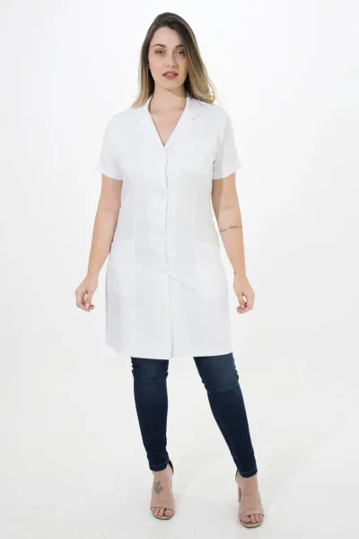 Jaleco Feminino 1013 – Botão DeBran, gabardine