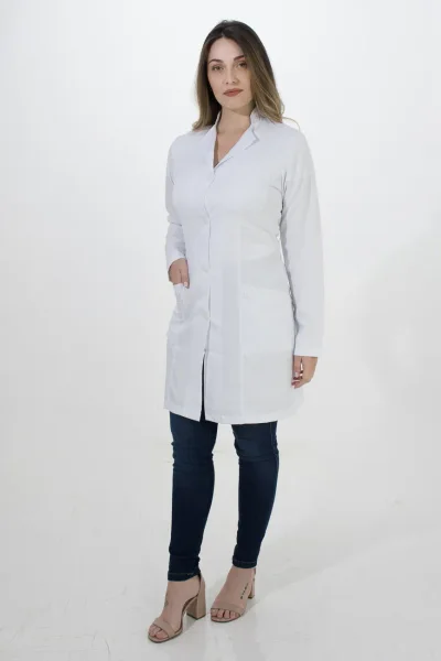 Jaleco Feminino 1035 – Botão DeBran, gabardine