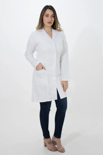 Jaleco Feminino 1044 – Botão DeBran, gabardine