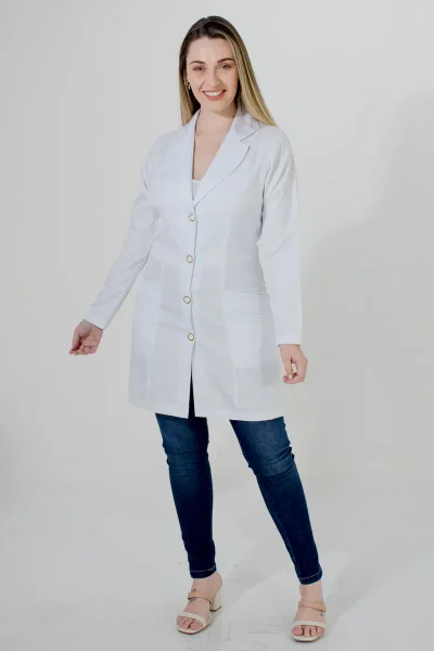 Jaleco Feminino 2054 – Botão DeBran, gabardine
