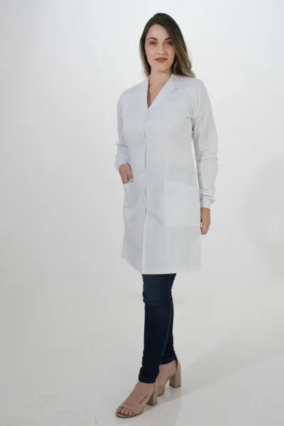 Jaleco Feminino 2073 – Botão DeBran, 100% algodão