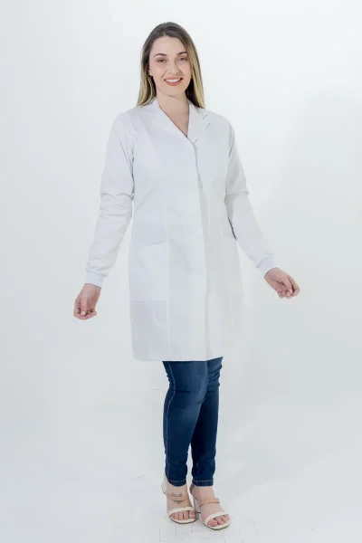 Jaleco Feminino 2077 – Botão Pressão DeBran, 100% algodão