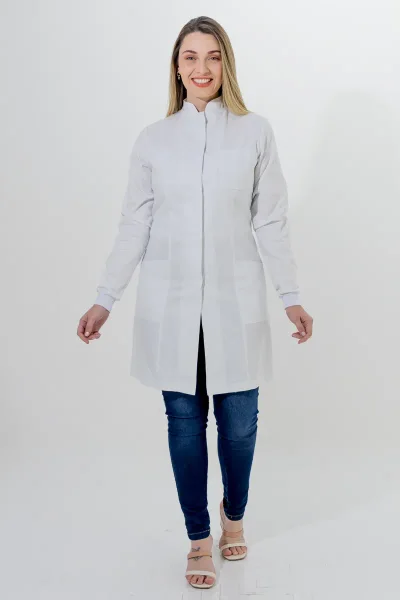Jaleco Feminino 2079 – Botão DeBran, 100% algodão